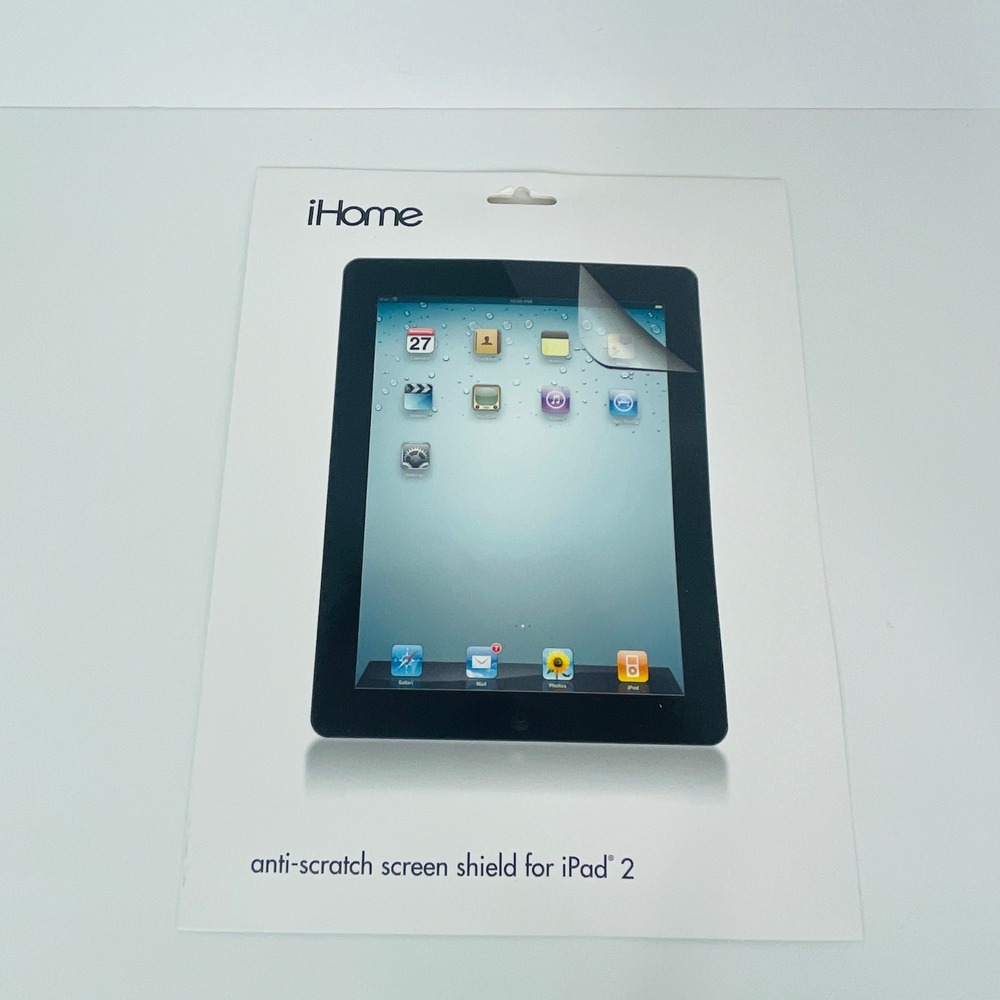iHome Screen Protector iPad 2 IH-IP2200 Clear Anti-Scratch Anti-Glare NEW